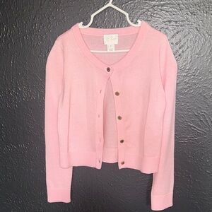 Lilly Pulitzer Kids Light Pink Button Cardigan